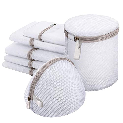 7 Piezas Bolsa de Lavadora, Bolsa de Lavandería de Malla, Bolsa de Lavado de Sujetador, para Lavadora, Viajes, Blusa, Medias, Ropa Interior, Ropa de Bebé 7 Piezas Bolsa de Lavadora, Bolsa de Lavandería de Malla, Bolsa de Lavado de Sujetador, para Lavadora, Viajes, Blusa, Medias, Ropa Interior, Ropa de Bebé