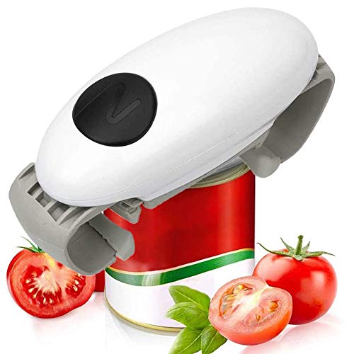 Abrelatas eléctrico automático del frasco, gadget de cocina Abridor eléctrico fuerte y resistente del frasco para los nuevos tarros sellados, el manos libres fácil de abrir con menos effor Abrelatas eléctrico automático del frasco, gadget de cocina Abridor eléctrico fuerte y resistente del frasco para los nuevos tarros sellados, el manos libres fácil de abrir con menos effor