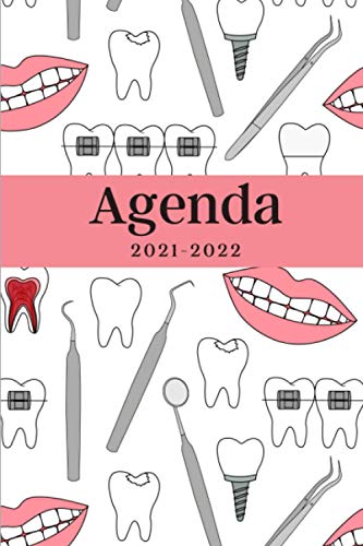 Agenda 2021-2022: Dentista, Calendario 21- 22, Agenda Semanal y Mensual, Regalo Perfecto y Original de Navidad, Papá Noel o Reyes Magos