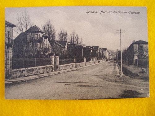 Antigua Postal - Old Postcard : Avenida del Doctor Cantolla - REINOSA