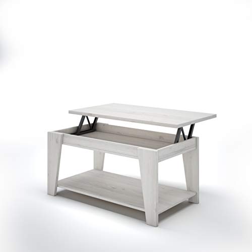 Arcibold Home Mesa de Centro elevable Mesa de Salon Comedor Mesita Modelo Mony Medidas 101X55X50/62 cm de Alto Arcibold Home Mesa de Centro elevable Mesa de Salon Comedor Mesita Modelo Mony Medidas 101X55X50/62 cm de Alto