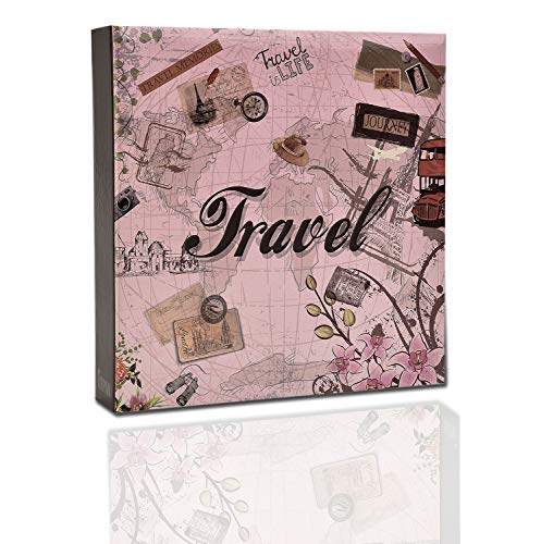 ARPAN Travel - Álbum de fotografías con Capacidad para 200 Fotos de 10 cm x 15 cm, con Caja Protectora para guardarlo, de 22 cm x 21,5 cm x 4,5 cm