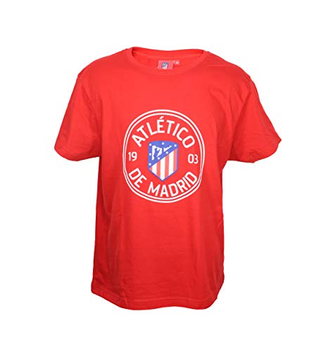 Atletico de Madrid Camiseta Hombre Rojo Nuevo Escudo