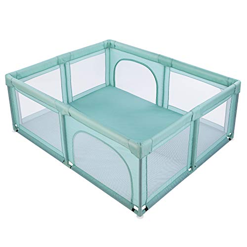 Bamny Parque 200 × 180 × 68cm, Parque XXL, Parque de Tela, Centro de actividades del parque para niños, Parque Interior y Exterior, para niños de 10 Meses a 6 Años (Certificado CE) Bamny Parque 200 × 180 × 68cm, Parque XXL, Parque de Tela, Centro de actividades del parque para niños, Parque Interior y Exterior, para niños de 10 Meses a 6 Años (Certificado CE)