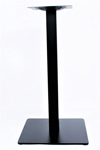 Base de mesa, 75 cm, base de la mesa, marco de acero inoxidable, negro, pie cuadrado,"Hannover" Base de mesa, 75 cm, base de la mesa, marco de acero inoxidable, negro, pie cuadrado,"Hannover"