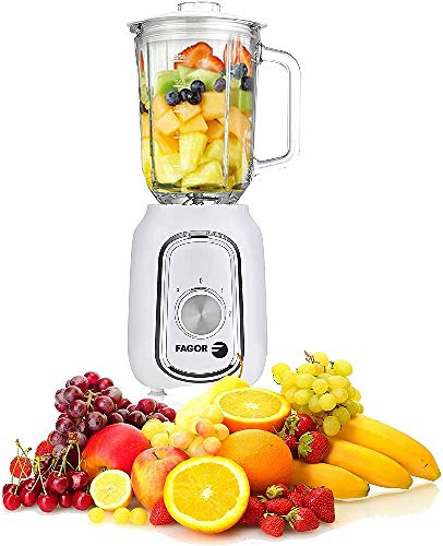 Batidora de vaso ECCOMIX. 500W de potencia y 4 cuchillas de acero inoxidable. Jarra de vidrio con medidor y libre de BPA. Sistema de bloqueo y de seguridad en vaso y motor. Pies antideslizantes. Batidora de vaso ECCOMIX. 500W de potencia y 4 cuchillas de acero inoxidable. Jarra de vidrio con medidor y libre de BPA. Sistema de bloqueo y de seguridad en vaso y motor. Pies antideslizantes.