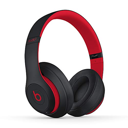 Beats Studio3 Wireless con cancelación de Ruido - Auriculares supraaurales - Chip Apple W1, Bluetooth de Clase 1, 22 Horas de Sonido ininterrumpido - Rojo (Defiant Black-Red)