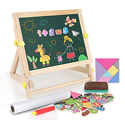 BeebeeRun 3 En 1 Pintar Pizarra Magnética De Madera para Infantil,Tableros De Caballete Tablero de Dibujo de Doble Cara para Niños Niña 3 Años 4 Años 5 Años BeebeeRun 3 En 1 Pintar Pizarra Magnética De Madera para Infantil,Tableros De Caballete Tablero de Dibujo de Doble Cara para Niños Niña 3 Años 4 Años 5 Años