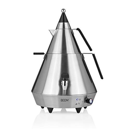 BEEM Pyramid Samowar – 4 litros | Tetera con colador | Acero inoxidable | Eficiencia energética | Grifo de drenaje | 2500 W | Privat, Hotel Gastro adecuado