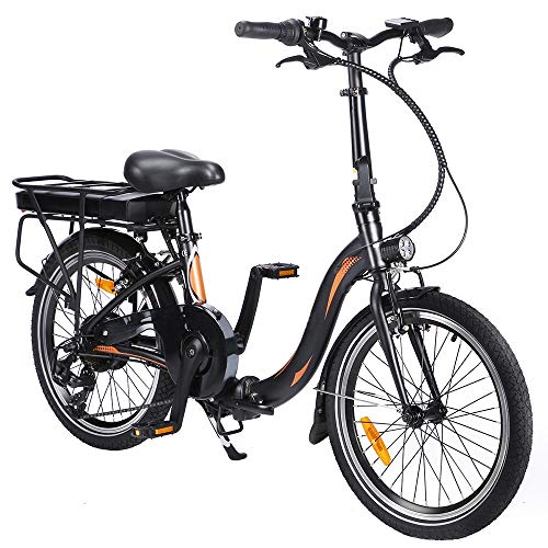 Bicicleta Eléctrica Plegable de 20 Pulgadas, Bicicletas Eléctricas para Adecuado para Adolescentes Mayores de 16 Años 250W 36V 10AH con 3 Modos de Conducción (Entrega rápida en 3-7 días laborales)