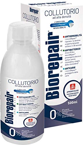 Biorepair Oral Cuidado Enjuague bucal Antibacteriano Fórmula Alta Densidad 500 ml