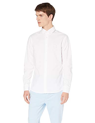 BOSS Mabsoot' Camisa, Blanco (White 00100), XX-Large para Hombre