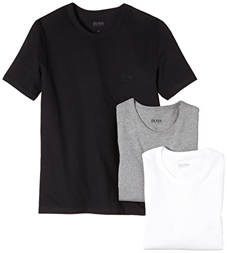 BOSS Shirt SS RN 3P BM 10111875 02 Camiseta, Multicolor (Assorted Pre-Pack 999), Medium (Talla Fabricante: M) 3 para Hombre