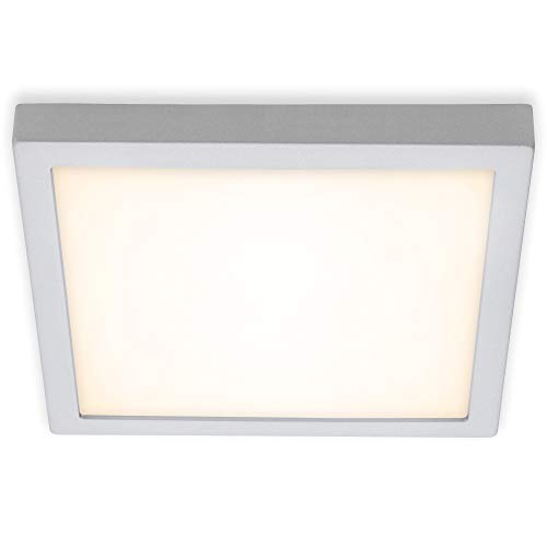 Briloner Leuchten empotrable, lámpara, luz para el Techo de 21 W, 2.000 lúmenes, 3.000 Kelvin, Cuadrada, Cromo-Mate, 300 x 32 mm (Largo x Ancho x Alto) Briloner Leuchten empotrable, lámpara, luz para el Techo de 21 W, 2.000 lúmenes, 3.000 Kelvin, Cuadrada, Cromo-Mate, 300 x 32 mm (Largo x Ancho x Alto)