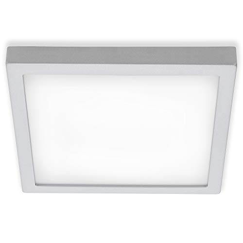 Briloner Leuchten empotrable, lámpara, luz para el Techo de 21 W, 2.000 lúmenes, 4.000 Kelvin, Cuadrada, Cromo-Mate, 300 x 32 mm (Largo x Ancho x Alto) Briloner Leuchten empotrable, lámpara, luz para el Techo de 21 W, 2.000 lúmenes, 4.000 Kelvin, Cuadrada, Cromo-Mate, 300 x 32 mm (Largo x Ancho x Alto)