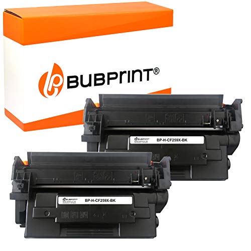Bubprint - Tóner compatible con HP CF259X CF259A 59X para Laserjet Pro HP M404dn MFP M428fdw M404 M404dw M404n M304a M405 MFP 428 M428dw M428fdn M429 2 29 2 2 2 2 2 2 2 2 2 0.000 Laterales sin chip.