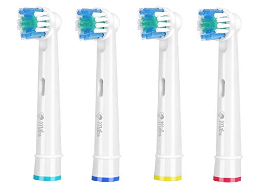 Cabezales para Cepillo Oral B Eléctrico Milos Premium (Paquete de 4) - Compatibles con Cabezales Oral B Braun de Recambio, Cabezales de Recambio Compatibles para Cepillos de Dientes Oral B Premium Cabezales para Cepillo Oral B Eléctrico Milos Premium (Paquete de 4) - Compatibles con Cabezales Oral B Braun de Recambio, Cabezales de Recambio Compatibles para Cepillos de Dientes Oral B Premium