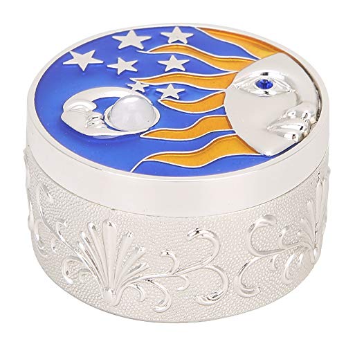 Caja de almacenamiento de joyas, pequeño organizador de joyas Caja de almacenamiento de baratijas retro creativa Caja vintage Adorno de regalo artesanal para aretes de collar de anillo(Plata) Caja de almacenamiento de joyas, pequeño organizador de joyas Caja de almacenamiento de baratijas retro creativa Caja vintage Adorno de regalo artesanal para aretes de collar de anillo(Plata)