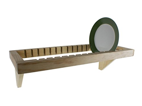 CAL FUSTER - Platero horizontal rustico de madera para cocina. Medidas: 71x28 cm.