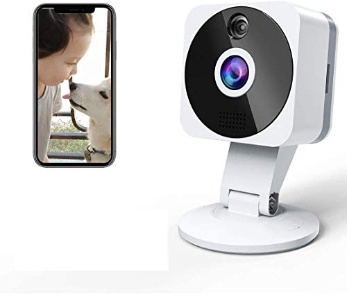 Camara Vigilancia WiFi Interior Exterior, NIYPS HD 1080P Camara Vigilancia Bebe con Vision Nocturna, Audio de 2 Vías, Sensor Movimiento y Cloud, Camara IP para Bebe, Ancianos, Mascota Monitoreo