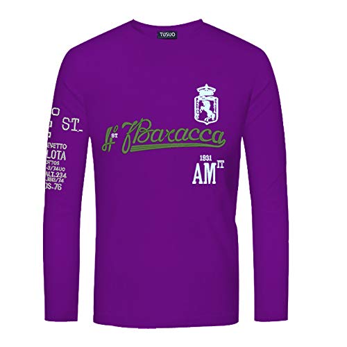 Camiseta de Manga Larga con Cuello Redondo Casual de otoño para Hombre Nuevo Camiseta de Manga Larga con Cuello Redondo Casual de otoño para Hombre Nuevo
