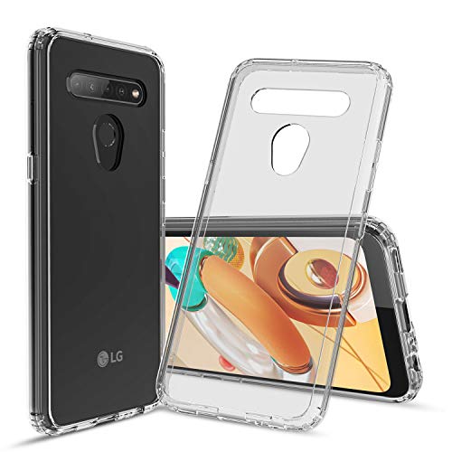 CBUS - Funda Transparente Flexible con Base Rígida para LG K41s, Protección Total Probada contra Caídas.