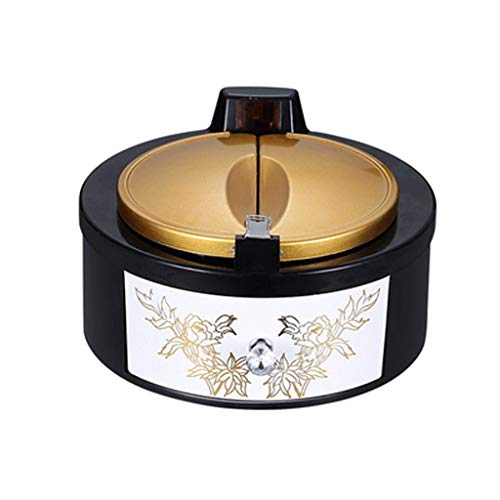 Cenicero Cenicero con Tapa automática, Cigarrillos cenicero Evitar Fumar Bandeja de Ceniza de Segunda Mano, for desodorizar el Familiar Sala de Estar Cenicero Interior (Color : Golden No.1) Cenicero Cenicero con Tapa automática, Cigarrillos cenicero Evitar Fumar Bandeja de Ceniza de Segunda Mano, for desodorizar el Familiar Sala de Estar Cenicero Interior (Color : Golden No.1)