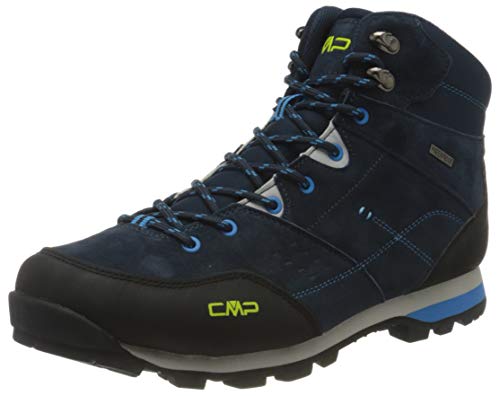 CMP Alcor Mid Trekking Shoes WP, Zapato para Caminar Hombre, Inc Azul, 42 EU