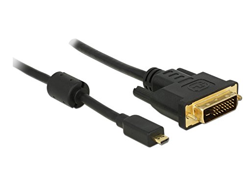 DELOCK Cable Micro HDMI D macho a DVI 24+1 macho 2 m