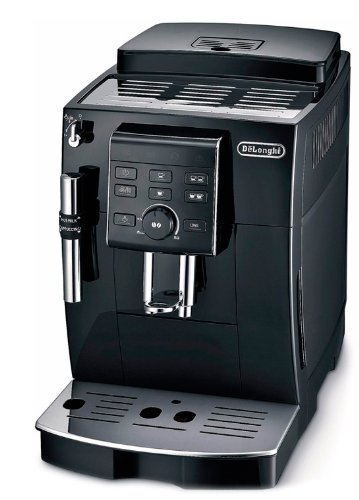 Delonghi ECAM 23.120.B - Cafetera superautomática, 1450 W, depósito agua extraíble 1.8 L, sistema capuccino, panel control personalización de cafés, 2 tazas, espumador leche, negro