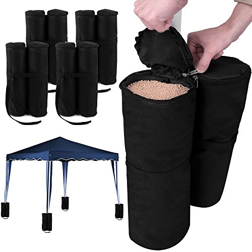 Deuba Juego de Pesos para Carpa para Rellenar con Arena 15 kg 4 Elementos con 2 Sacos Cada uno Soporte Estable pabellón Deuba Juego de Pesos para Carpa para Rellenar con Arena 15 kg 4 Elementos con 2 Sacos Cada uno Soporte Estable pabellón
