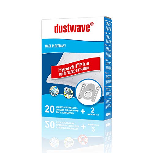 dustwave - Bolsas de aspiradora premium para Bosch GL 30 BSGL 30000-39999 (20 unidades)