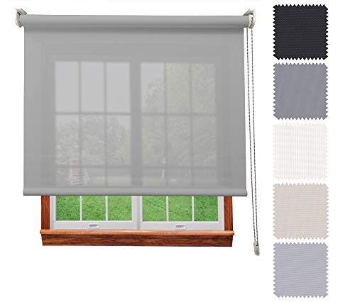 Estor Screen 5% Premium A TU Medida, Desde 40 a 300 cm de Ancho. Intimidad y Aislamiento térmico. Perla. Estores enrollables translucidos para Ventanas y Puertas. Estor Screen 5% Premium A TU Medida, Desde 40 a 300 cm de Ancho. Intimidad y Aislamiento térmico. Perla. Estores enrollables translucidos para Ventanas y Puertas.