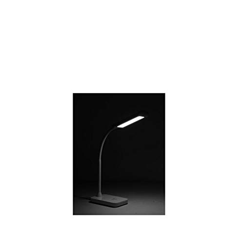 FDSJKD Lámpara de Mesa Flexible Lámpara de Escritorio LED PROTECCIÓN DE Ojos DIMPLEABLE Light DE Libro DE DIMMABLE para Dormitorio LED Light DE LUZ DE 3 Niveles (Body Color : Black)