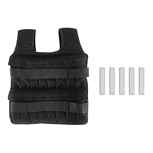 Fengshengli - Chaleco de peso unisex con 5 kg, 15 kg, 35 kg, con placa de acero, para bajar de peso, correr, gimnasio, entrenamiento Fengshengli - Chaleco de peso unisex con 5 kg, 15 kg, 35 kg, con placa de acero, para bajar de peso, correr, gimnasio, entrenamiento