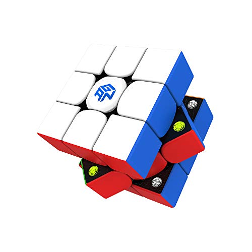 GAN 356 M, 3x3 Cubo Velocidad Mágico Cubo Speed Puzzle de Gans Magnético Cube Juguete Rompecabezas Regalo (Lite)