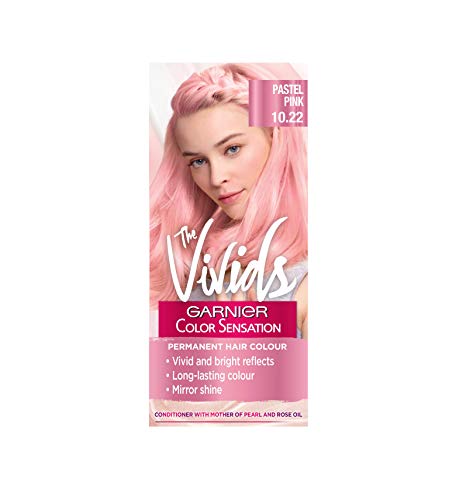 Garnier Color Sensation Vivids tinte permanente para el pelo, número 10.22, color rosa pastel