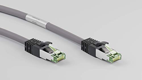 Goobay CAT 8.1 Patch Cable, S/FTP (PiMF) Cable, gris, 0,50 m