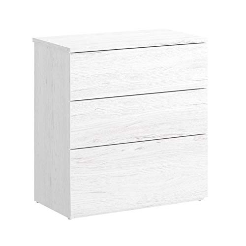 HABITMOBEL Mesita 3 cajones en Color Blanco Artiko Medidas: Alto 58cm. Ancho 52cm. Fondo 34cm. HABITMOBEL Mesita 3 cajones en Color Blanco Artiko Medidas: Alto 58cm. Ancho 52cm. Fondo 34cm.