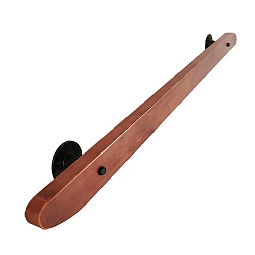 hairong Pasamanos antideslizantes de madera para escaleras de 50 cm a 200 cm, para interiores o personas mayores, barandillas de apoyo para pasillo (tamaño: 50 cm)
