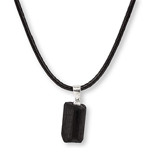 HAND-PRO Collar Turmalina Colgante (función Gargantilla y Pulsera) Piedra turmalina Negra Piedra Azabache turmalina Negra Natural Colgante turmalina Negra HAND-PRO Collar Turmalina Colgante (función Gargantilla y Pulsera) Piedra turmalina Negra Piedra Azabache turmalina Negra Natural Colgante turmalina Negra