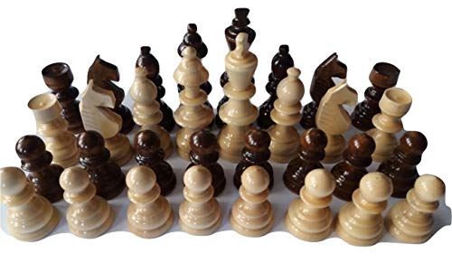 Hecho a mano Nuevos Grande, Enorme, Hermosas husillo Especial para Las Manos Piezas de ajedrez de Madera, el Rey es 11,5 cm