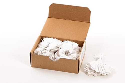 Herma 6925 - Etiquetas para colgar, 25x38 mm, con hilo, 1000 unidades, color blanco Herma 6925 - Etiquetas para colgar, 25x38 mm, con hilo, 1000 unidades, color blanco