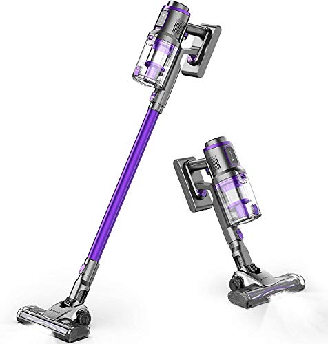 Hosome Aspirador Inalámbrico Vertical, 22000Pa de Succión Potente con Pantalla Digital y Soporte de Montaje, Autonomía de hasta 43 Minutos, 2 Cepillos para Alfombras, Piso Duro, Pelo de Mascotas Hosome Aspirador Inalámbrico Vertical, 22000Pa de Succión Potente con Pantalla Digital y Soporte de Montaje, Autonomía de hasta 43 Minutos, 2 Cepillos para Alfombras, Piso Duro, Pelo de Mascotas