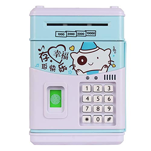 Hylotele Caja de Ahorro de Dinero electrónica Multifuncional Caja de Ahorro de Canto de Banco de Dinero con contraseña y Huella Digital Idea de Regalo para niños Niños Caja electrónica de Ahorro de d Hylotele Caja de Ahorro de Dinero electrónica Multifuncional Caja de Ahorro de Canto de Banco de Dinero con contraseña y Huella Digital Idea de Regalo para niños Niños Caja electrónica de Ahorro de d