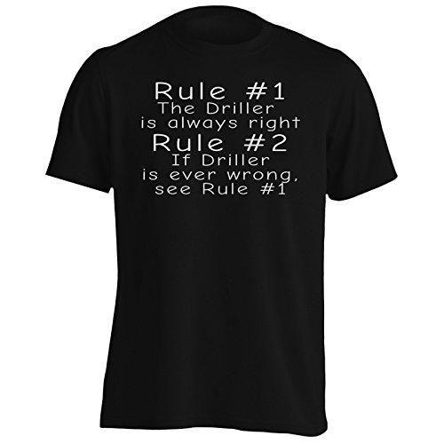 INNOGLEN Regla 1 El taladrador Siempre Tiene la razón Regla 2 Ver Regla 1 Camiseta de los Hombres d61m