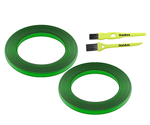 Italdos Junta de goma de hoja para cuchillo compatible con Vorwerk Thermomix TM5 TM 5#49107 con 2 cepillos multiusos Italdos Junta de goma de hoja para cuchillo compatible con Vorwerk Thermomix TM5 TM 5#49107 con 2 cepillos multiusos