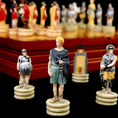 Juego de Ajedrez Tablero de Ajedrez Conjunto de ajedrez lujo 32 PCS Ajedrez al tallado a mano dibujado a mano dibujado a mano grecorromana guerra de ajedrez piezas de ajedrez coleccionable juego de me Juego de Ajedrez Tablero de Ajedrez Conjunto de ajedrez lujo 32 PCS Ajedrez al tallado a mano dibujado a mano dibujado a mano grecorromana guerra de ajedrez piezas de ajedrez coleccionable juego de me