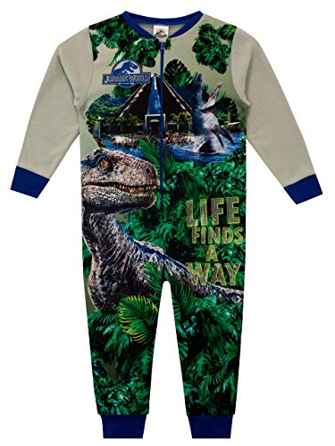 Jurassic World Pijama Entera para niños Dinosaurios Multicolor 9-10 Años