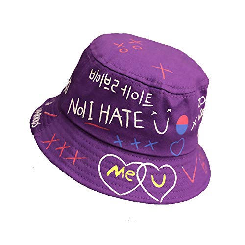 Kentop sombrero de pescador para bebé, niños, sombrero para el sol, niño, niña, ancho plegable, sombrero de playa, color morado, tamaño 50-52cm Kentop sombrero de pescador para bebé, niños, sombrero para el sol, niño, niña, ancho plegable, sombrero de playa, color morado, tamaño 50-52cm